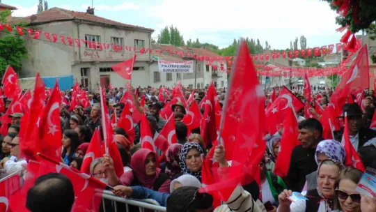Pınarbaşı'nda konuşan Mansur Yavaş: '2 Hazran'da hak yerini bulacak'