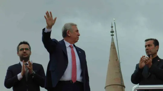 Pınarbaşı'nda konuşan Mansur Yavaş: '2 Hazran'da hak yerini bulacak'
