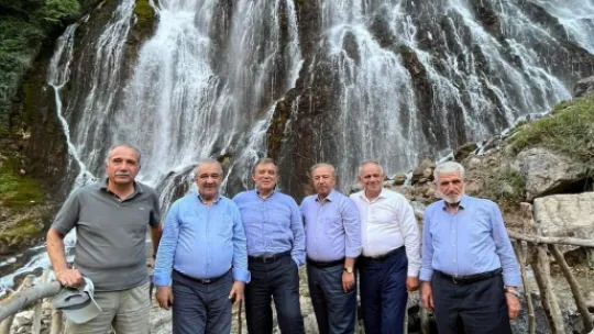 Abdullah Gül Kapuzbaşı Şelalelerini gezdi