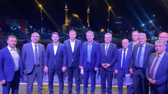 AK Parti İl Teşkilatı'ndan miting öncesi MHP'ye ziyaret
