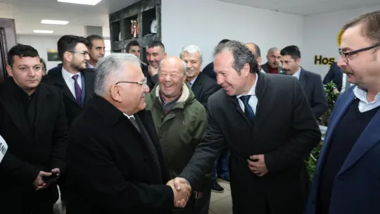 Akar ve Büyükkılıç'tan gazetecilere '10 Ocak' ziyareti