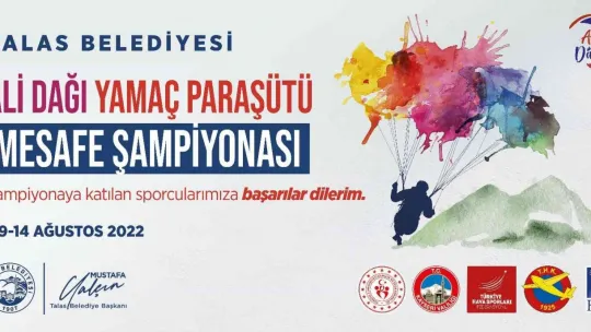 Ali Dağı'nda yamaç paraşütü heyecanı