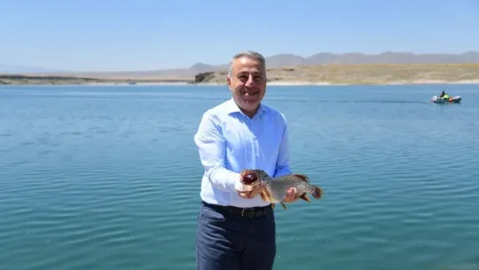 Amatör balıkçılar Kayseri'de