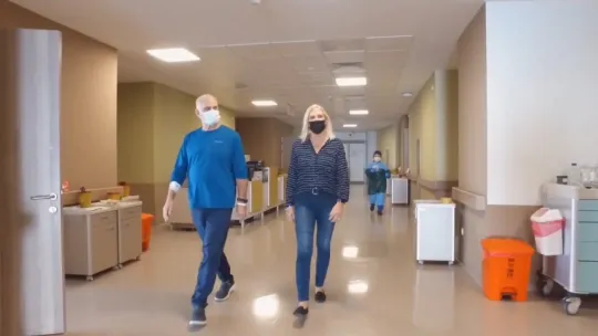 Amerikalı Treadaway, Kayseri Şehir Hastanesi'nde sağlığına kavuştu