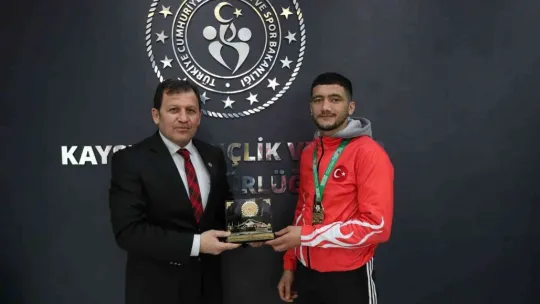 Avrupa Şampiyonlarından Ali İhsan Kabakcı'ya ziyaret
