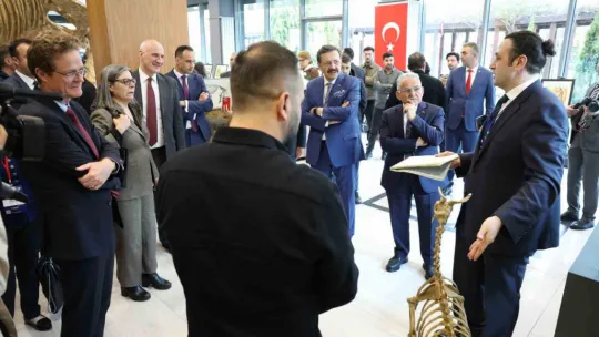 Avrupalı Büyükelçiler, 7.5 milyon yıllık fosillere hayran kaldı