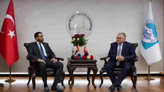 BAE Ankara Büyükelçisi'nden Başkan Büyükkılıç'a ziyaret