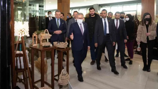 BAE Büyükelçisi'nden KAYMEK kursiyerlerine destek