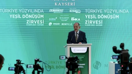 Bakan Özhaseki, Kayseri'nin Yeşil Dönüşümünü Anlattı