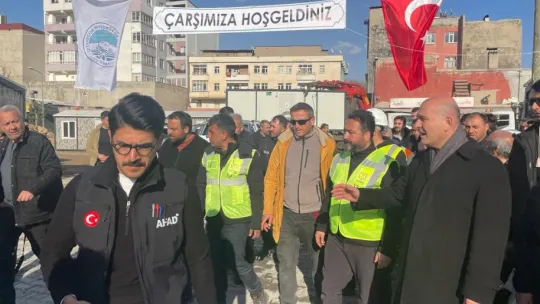 Bakan Soylu'dan Başkan Büyükkılıç'a 'çarşı' teşekkürü