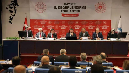 Bakanlar Özhaseki ve Tekin'in katılımı ile İl Değerlendirme Toplantısı yapıldı