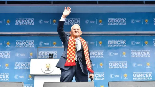 Başkan Büyükılıç'tan Büyük Kayseri Mitingi'nde 'güç ve dayanışma' vurgusu