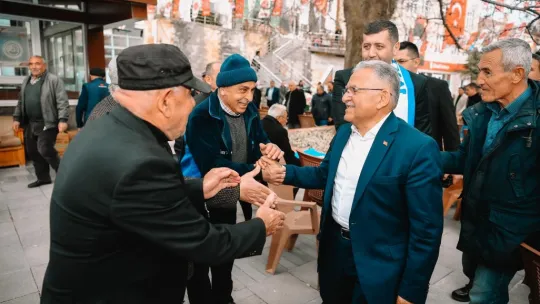 Başkan Büyükkılıç: 'Biz hizmet siyaseti, hizmet belediyeciliği üretiyoruz'