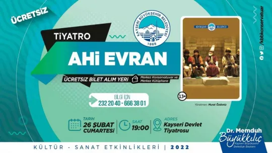 Başkan Büyükkılıç: 'Kayseri kültür, sanatın merkezi'