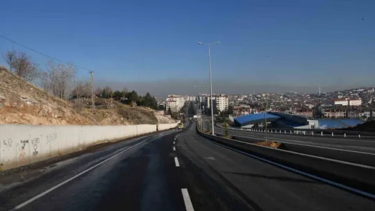OSB'yi Talas'a bağlayacak olan yol, trafiğe açıldı