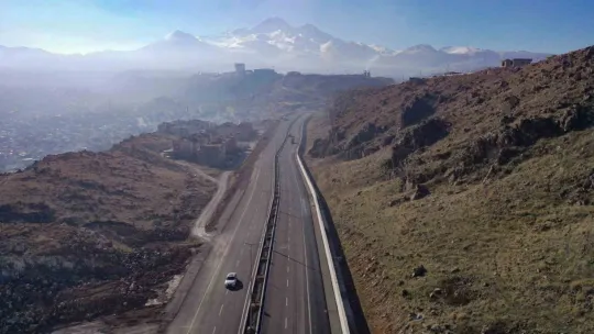 OSB'yi Talas'a bağlayacak olan yol, trafiğe açıldı