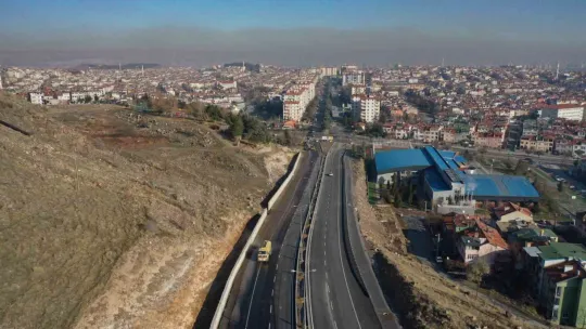 OSB'yi Talas'a bağlayacak olan yol, trafiğe açıldı