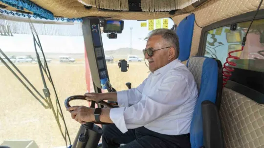 Başkan Büyükkılıç: 'Tarımda iyi bir noktaya geldik'