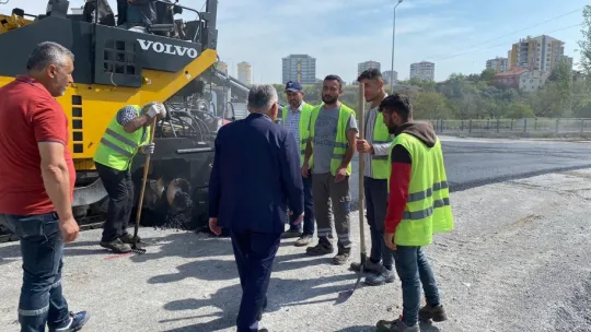 Başkan Büyükkılıç, 20 milyon TL'lik yol yapım çalışmalarını yerinde inceledi