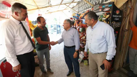 Başkan Büyükkılıç, 85 yıllık Pazarören Öğretmen Okulu'nu inceledi