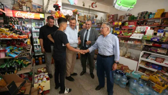 Başkan Büyükkılıç, 85 yıllık Pazarören Öğretmen Okulu'nu inceledi