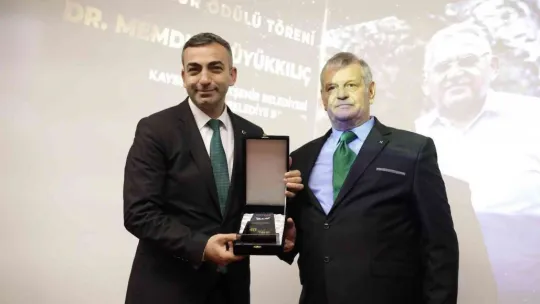 Başkan Büyükkılıç'a 'Başarı ve Onur Ödülü'