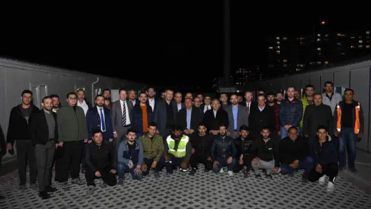 Başkan Büyükkılıç'a 'raylı sistem' brifingi