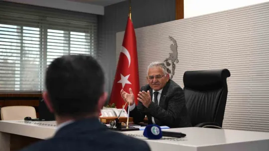 Başkan Büyükkılıç'a 'yeni tramvay hattı' teşekkürü
