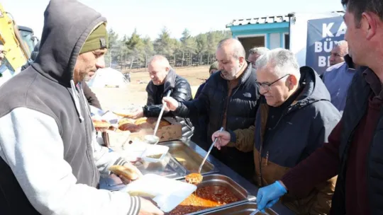 Başkan Büyükkılıç'a Deprem Bölgesi'nden Teşekkür