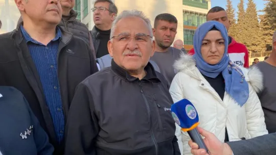 Başkan Büyükkılıç'a Kahramanmaraş deprem bölgesinden teşekkür ve dua