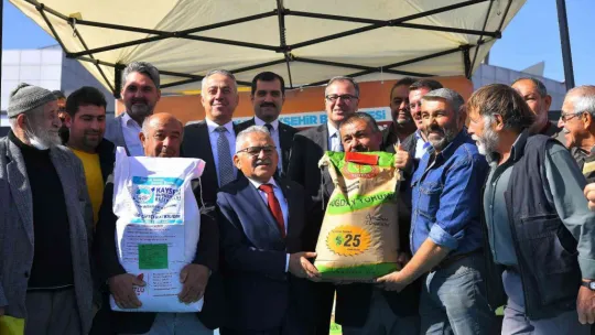 Başkan Büyükkılıç'a tarım teşekkürü