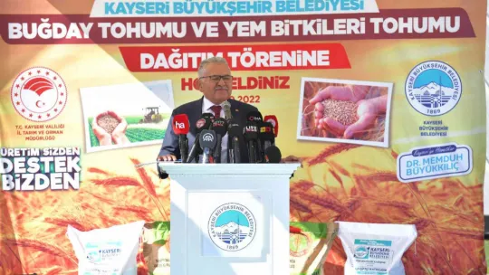 Başkan Büyükkılıç'a tarım teşekkürü