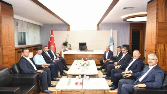 Başkan Büyükkılıç'a Tokat heyetinden ziyaret