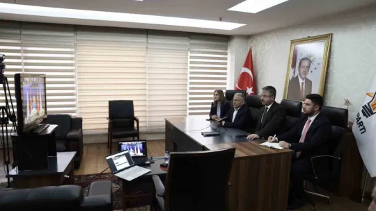 Başkan Büyükkılıç, AK Parti Genişletilmiş İl Başkanları Toplantısına video konferans ile katıldı