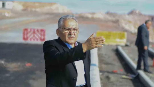 Başkan Büyükkılıç alternatif yolda incelemelerde bulundu