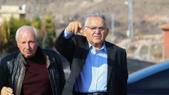 Başkan Büyükkılıç alternatif yolda incelemelerde bulundu