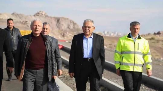 Başkan Büyükkılıç alternatif yolda incelemelerde bulundu