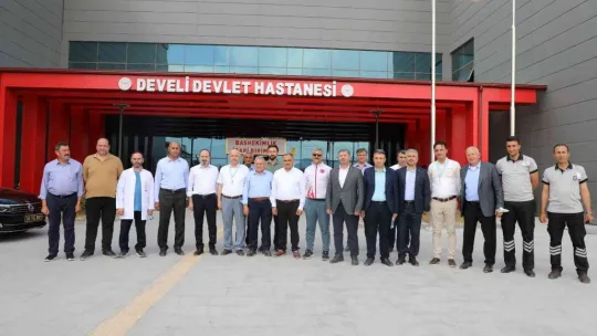 Başkan Büyükkılıç, Develi Devlet Hastanesi çalışmalarını inceledi