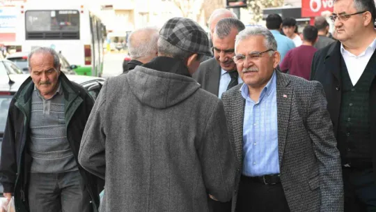 Başkan Büyükkılıç, Düvenönü esnafı ile buluştu