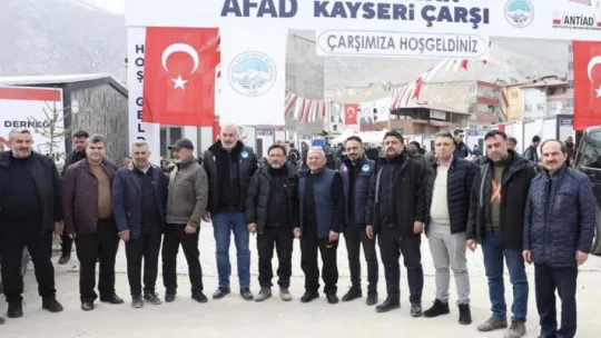 Başkan Büyükkılıç, Elbistan Kayseri Çarşısı'nda incelemelerde bulundu