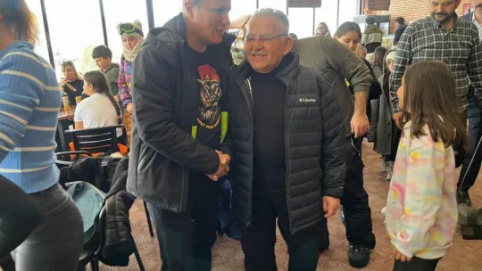 Başkan Büyükkılıç, Erciyes Kayak Merkezi'nde kayak severlerle buluştu