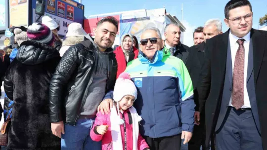 Başkan Büyükkılıç, Erciyes'teki muhteşem Kış Festivaline katıldı