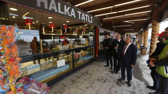 Başkan Büyükkılıç esnaf ziyaretlerine Erciyes'te devam etti