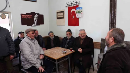 Başkan Büyükkılıç Hisarcık ve Erciyes Esnafı ile Buluştu