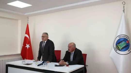 Başkan Büyükkılıç ilçe ziyaretlerine Özvatan ile devam etti