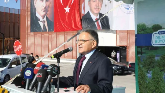 Başkan Büyükkılıç'ın dua alan projesi Türkiye'de örnek gösteriliyor