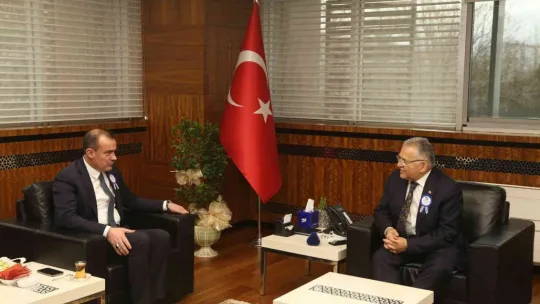 Başkan Büyükkılıç, KSMMMO yönetimini kabul etti