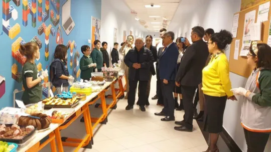 Başkan Büyükkılıç miniklerin hayır panayırını ziyaret etti