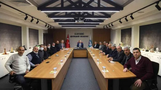 Başkan Büyükkılıç muhtarları dinledi