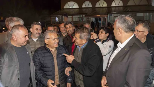 Başkan Büyükkılıç, Ramazan'ın bereketini vatandaşla yaşıyor